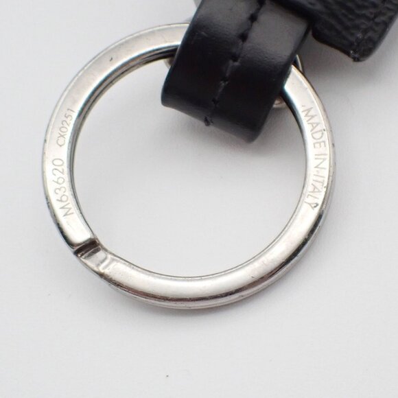 LOUIS VUITTON Porto Cle Cloche Cle Key Ring Monogram Eclipse - Picture 5 of 16